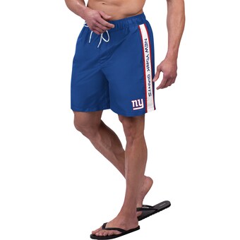 Men's New York Giants G-III Sports by Carl Banks Royal Streamline Volley Swim Shorts