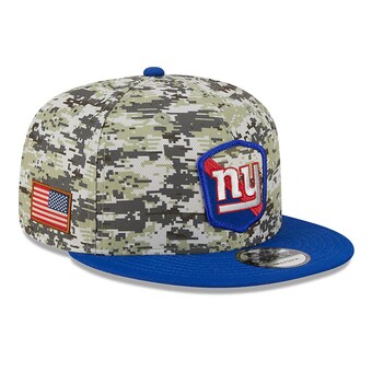 Men's New York Giants  New Era Camo/Royal 2023 Salute To Service 9FIFTY Snapback Hat