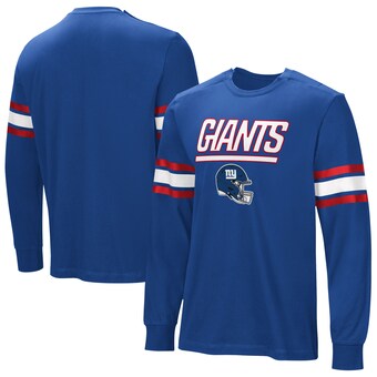 Men's New York Giants  Royal Hands Off Long Sleeve Adaptive T-Shirt