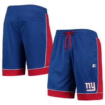 Men's New York Giants Starter Royal/Red Fan Favorite Fashion Shorts