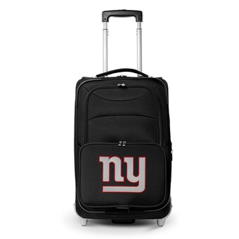 New York Giants MOJO Black 21" Softside Rolling Carry-On Suitcase