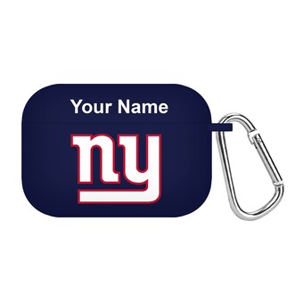 New York Giants Navy Personalized AirPods Pro Case Cover