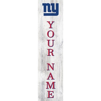 New York Giants 48" Personalized Welcome Leaner Sign