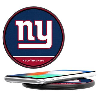 New York Giants Personalized 10-Watt Wireless Phone Charger