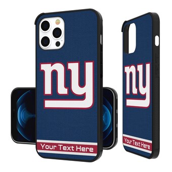 New York Giants Personalized Stripe Design iPhone Bump Case