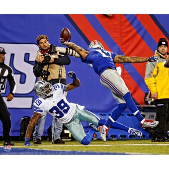 Unsigned New York Giants Odell Beckham Jr. Fanatics Authentic One Handed Catch Photograph