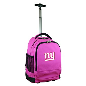 New York Giants Pink 19'' Premium Wheeled Backpack