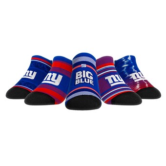 Unisex New York Giants Rock Em Socks Super Fan Five-Pack Low-Cut Socks Set