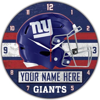 WinCraft New York Giants Personalized 14'' Round Wall Clock