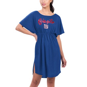 Women's New York Giants G-III 4Her by Carl Banks Royal Versus Swim Cover-Up