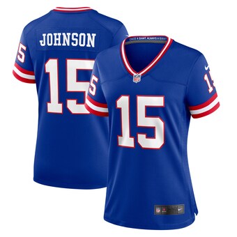 Women's Nike Collin Johnson Royal New York Giants Classic Player Game Jersey