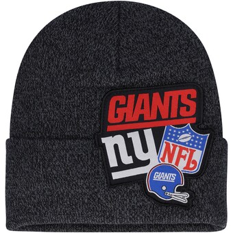 Youth New York Giants Mitchell & Ness Black XL Logo Cuffed Knit Hat