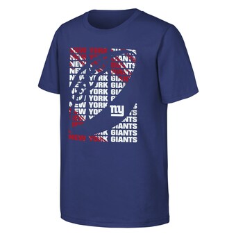 Youth New York Giants Royal Box T-Shirt