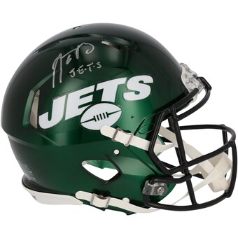 Aaron Rodgers New York Jets Autographed Fanatics Authentic Riddell Speed Authentic Helmet with "J-E-T-S" Inscription