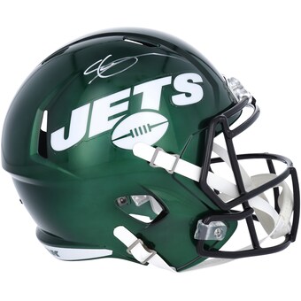 Autographed New York Jets Ahmad Sauce Gardner Fanatics Authentic Riddell Speed Replica Helmet
