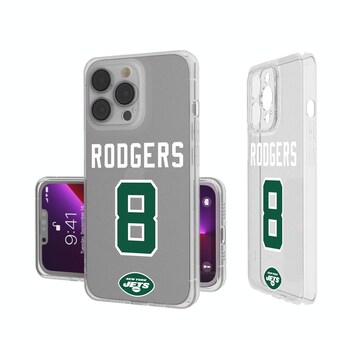 New York Jets Aaron Rodgers Keyscaper iPhone Clear Case