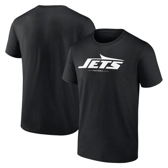 Men's New York Jets  Fanatics Black Team Lockup T-Shirt