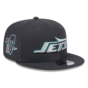 Men's New York Jets  New Era Graphite 2024 NFL Draft 9FIFTY Snapback Hat