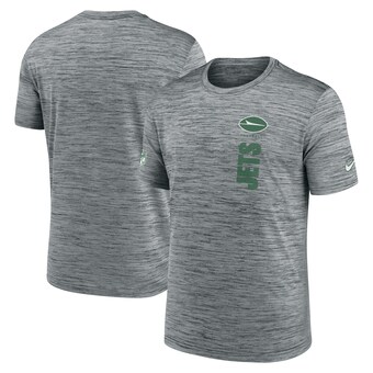 Men's New York Jets Nike Gray 2024 Sideline Velocity Performance T-Shirt