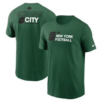 Men's New York Jets Nike Green Outline T-Shirt