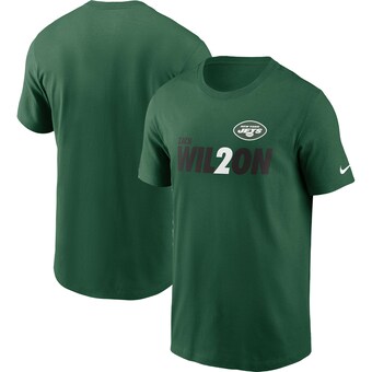 Men's New York Jets Zach Wilson Nike Green Player Graphic T-Shirt