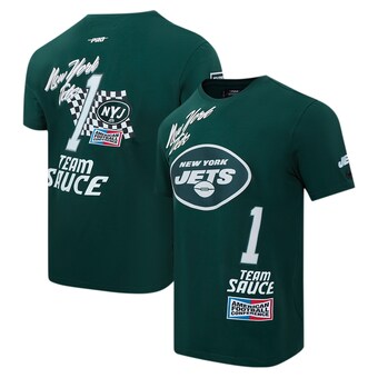 Men's New York Jets Ahmad Sauce Gardner Pro Standard Green Fast Lane Name & Number Player T-Shirt