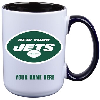 New York Jets 15oz. Personalized Ceramic Mug