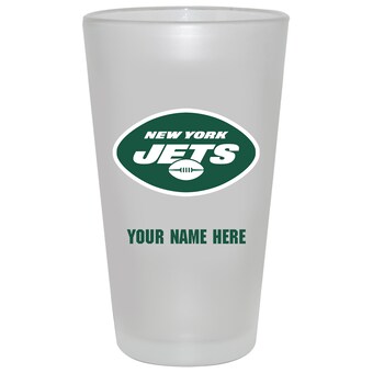 New York Jets 16oz. Frosted Personalized Pint Glass