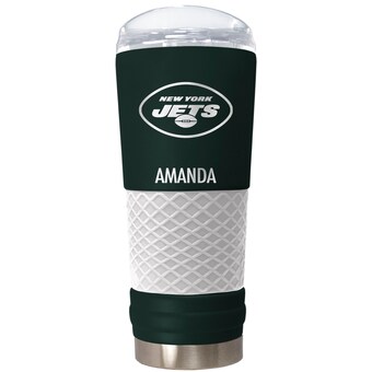 New York Jets 24oz. Personalized Team Color Draft Tumbler