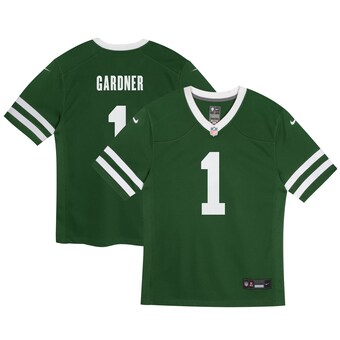 Toddler New York Jets Ahmad Sauce Gardner Nike Legacy Green Game Jersey