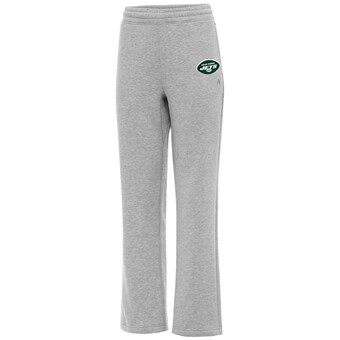 Women's New York Jets  Antigua Heather Gray Victory Sweatpants