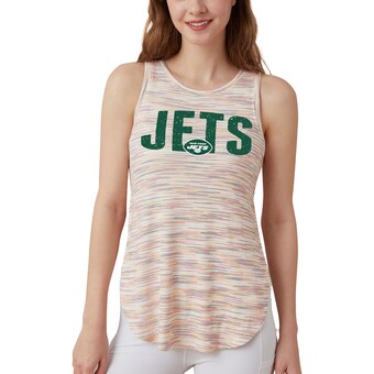 Women's New York Jets  Concepts Sport Sunray Multicolor Tri-Blend Tank Top