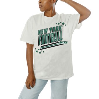 Women's New York Jets  Gameday Couture White  Good Call T-Shirt