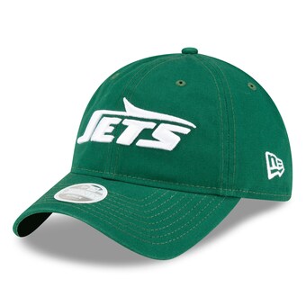 Women's New York Jets New Era Green Core Classic 9TWENTY Adjustable Hat