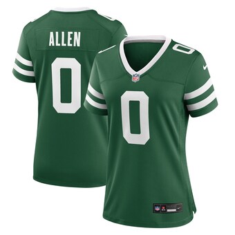 Women's New York Jets Braelon Allen Nike Legacy Green Game Jersey
