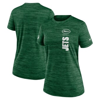 Women's New York Jets Nike Green Velocity Performance T-Shirt