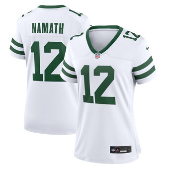 Women's New York Jets Joe Namath Nike White Legacy Retired Player Game Jersey