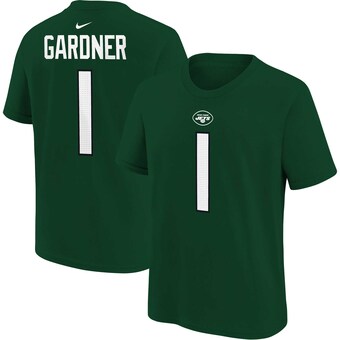 Youth New York Jets Ahmad Sauce Gardner Nike Green Player Name & Number T-Shirt