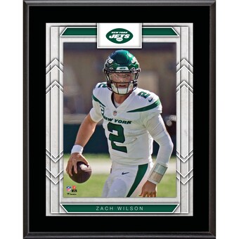 New York Jets Zach Wilson Fanatics Authentic 10.5" x 13" Sublimated Player Plaque