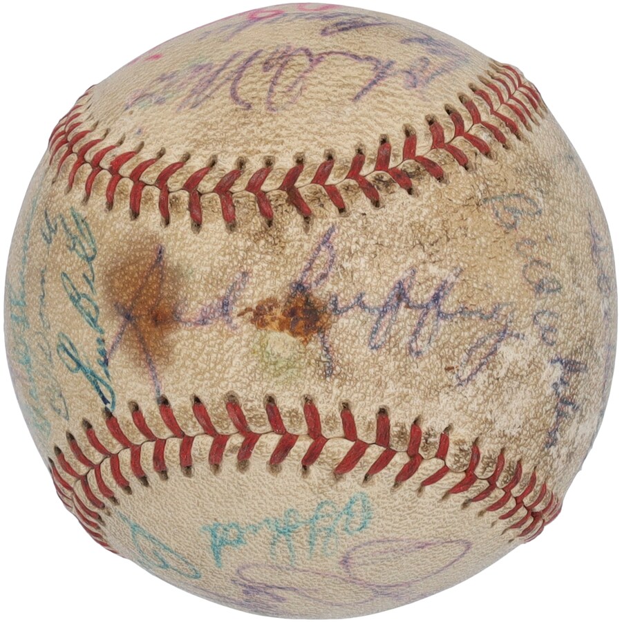 1962 New York Mets Autographed Fanatics Authentic Baseball with Multiple Signatures - JSA