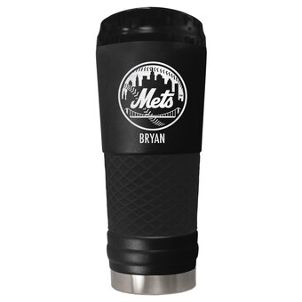 New York Mets Black 24oz. Personalized Stealth Draft Tumbler