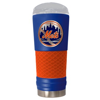 New York Mets Blue 24oz. Powder Coated Draft Travel Mug