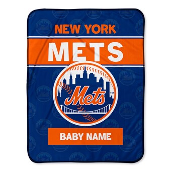 New York Mets  Chad & Jake 30" x 40" Personalized Baby Blanket