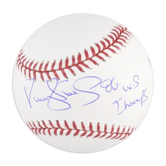 Darryl Strawberry New York Mets Autographed Baseball with "86 WS Champs" Inscription