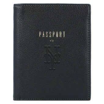 New York Mets Fossil Black Travel RFID Passport Case