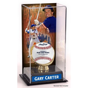 New York Mets Gary Carter Fanatics Authentic Hall of Fame Sublimated Display Case with Image