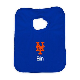 Infant New York Mets Royal Personalized Bib