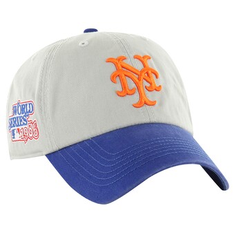 Men's New York Mets '47 Gray/Royal Sure Shot Classic Franchise Fitted Hat