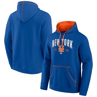 Men's New York Mets Fanatics Royal/Orange Ultimate Champion Logo Pullover Hoodie