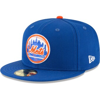 Men's New York Mets New Era Blue Cooperstown Collection Wool 59FIFTY Fitted Hat